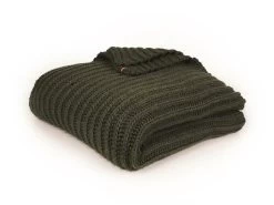 Plaid à Grosses Mailles Effet Fait-main En Laine 140x180 Cm CANNES Maison Bonnefoy -Velvet Magasin plaid a grosses mailles effet fait main en laine 140x180 cm cannes maison bonnefoy 2