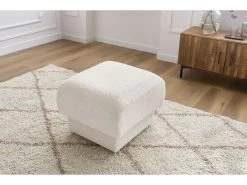 Pouf BOURBON Tissu Bouclette -Velvet Magasin pouf bourbon tissu bouclette 3