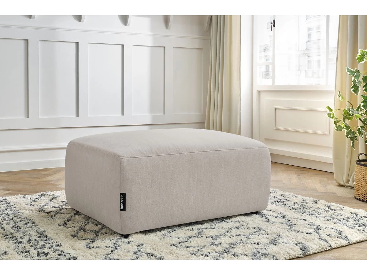 Pouf ENVY Tissu Chiné 4 Pouf ENVY Tissu Chiné – Image 2