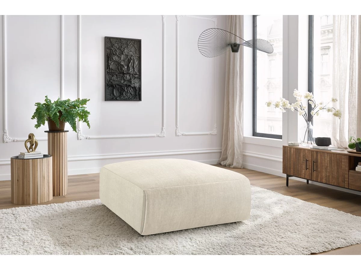 Pouf Grand JEANNE Tissu Velours 4 Pouf Grand JEANNE Tissu Velours – Image 2