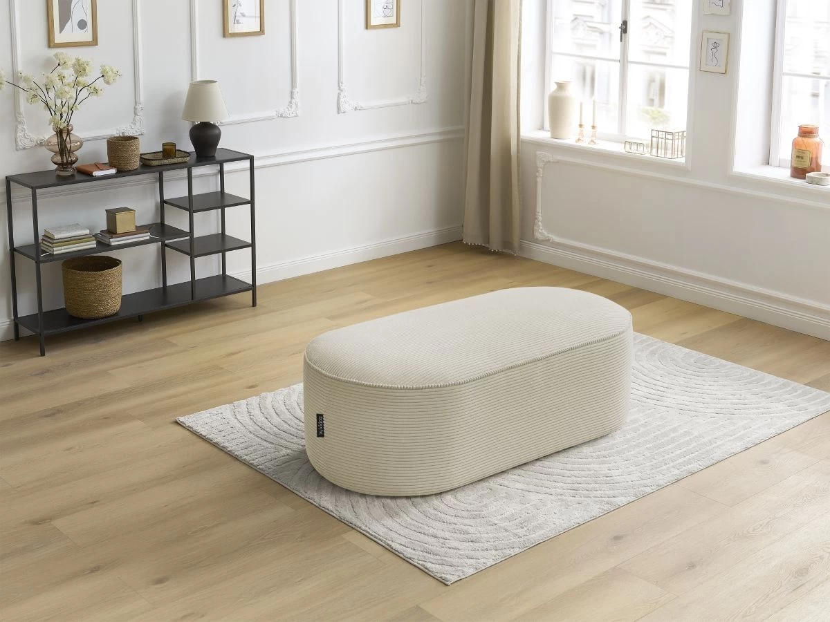 Pouf Pour Canapé Modulable ROUSSEAU Velours Côtelé 7 Pouf Pour Canapé Modulable ROUSSEAU Velours Côtelé – Image 5