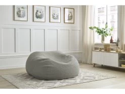 Pouf Ultra Moelleux MERIBEL Tissu Bouclette -Velvet Magasin pouf ultra moelleux meribel tissu bouclette 2