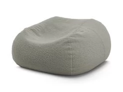 Pouf Ultra Moelleux MERIBEL Tissu Bouclette