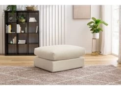 Pouf Ultra Moelleux PARIS Tissu Bouclette