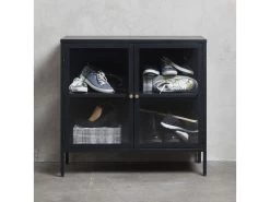 Rangement Vitrine 2 Portes 90 Cm LEYA -Velvet Magasin rangement vitrine 2 portes 90 cm leya 2