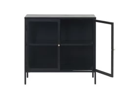 Rangement Vitrine 2 Portes 90 Cm LEYA -Velvet Magasin rangement vitrine 2 portes 90 cm leya 4