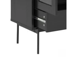 Rangement Vitrine 75cm PALMACO Noir -Velvet Magasin rangement vitrine 75cm palmaco noir 6