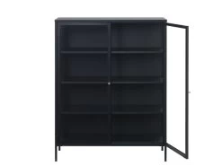 Rangement Vitrine Bas 2 Portes 110 Cm LEYA -Velvet Magasin rangement vitrine bas 2 portes 110 cm leya 5