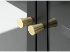 Rangement Vitrine Bas 2 Portes 110 Cm LEYA -Velvet Magasin rangement vitrine bas 2 portes 110 cm leya 8