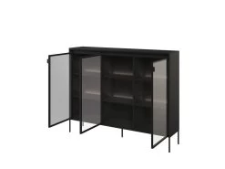 Rangement Vitrine H.118 Cm LENARA Avec LED 17 Rangement Vitrine H.118 Cm LENARA Avec LED -Velvet Magasin rangement vitrine h118 cm lenara avec led 5