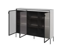 Rangement Vitrine H.118 Cm LENARA Avec LED 20 Rangement Vitrine H.118 Cm LENARA Avec LED -Velvet Magasin rangement vitrine h118 cm lenara avec led 8