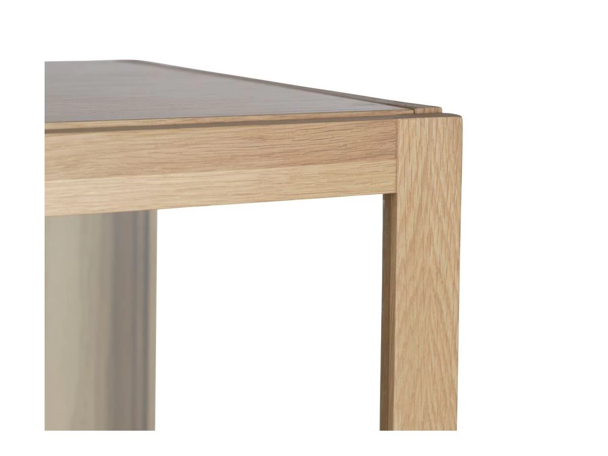 Rangement Vitrine H140 Cm 2 Portes SERENA Placage Chêne Massif 8 Rangement Vitrine H140 Cm 2 Portes SERENA Placage Chêne Massif – Image 6