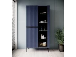 Rangement Vitrine H200 Cm 2 Portes KASHA Pieds Noirs 18 Rangement Vitrine H200 Cm 2 Portes KASHA Pieds Noirs -Velvet Magasin rangement vitrine h200 cm 2 portes kasha pieds noirs 6