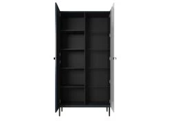 Rangement Vitrine H200 Cm 2 Portes KASHA Pieds Noirs 21 Rangement Vitrine H200 Cm 2 Portes KASHA Pieds Noirs -Velvet Magasin rangement vitrine h200 cm 2 portes kasha pieds noirs 9