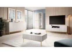 Rangement Vitrine H200 Cm 2 Portes KASHA Pieds Or 14 Rangement Vitrine H200 Cm 2 Portes KASHA Pieds Or -Velvet Magasin rangement vitrine h200 cm 2 portes kasha pieds or 2