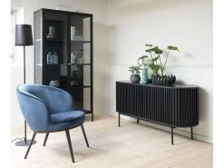 Rangement Vitrine Haut 2 Portes 90 Cm LEYA 15 Rangement Vitrine Haut 2 Portes 90 Cm LEYA -Velvet Magasin rangement vitrine haut 2 portes 90 cm leya 3