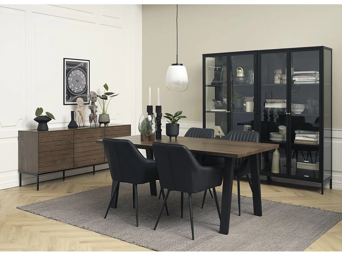 Rangement Vitrine Haut 2 Portes 90 Cm LEYA 8 Rangement Vitrine Haut 2 Portes 90 Cm LEYA – Image 6