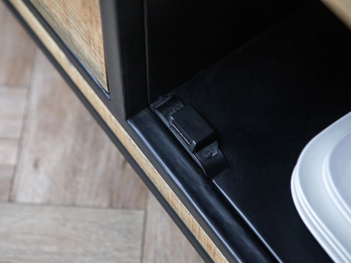 Séjour Complet BEAUBOURG Avec Buffet 200 Cm + Meuble TV + Table Basse Bois Massif De Manguier 9 Séjour Complet BEAUBOURG Avec Buffet 200 Cm + Meuble TV + Table Basse Bois Massif De Manguier – Image 7