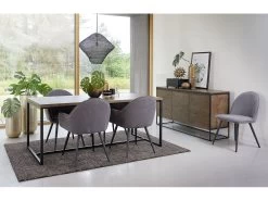 Table à Manger 180 Cm SIMIANE Chêne -Velvet Magasin table a manger 180 cm simiane chene 2