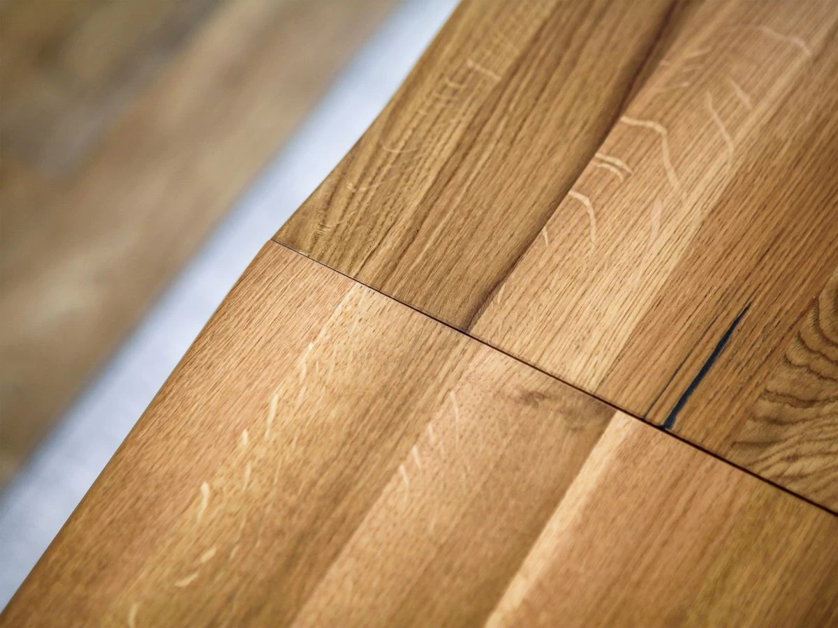 Table à Manger Extensible 200 à 280 Cm ALIZEE Chêne Massif 9 Table à Manger Extensible 200 à 280 Cm ALIZEE Chêne Massif – Image 7