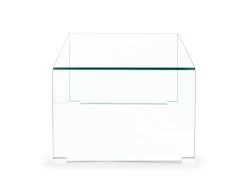 Table Basse 120 Cm LISON Verre Trempé -Velvet Magasin table basse 120 cm lison verre trempe 2