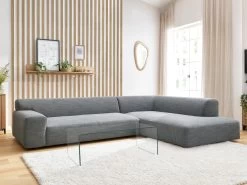 Table Basse 120 Cm LISON Verre Trempé