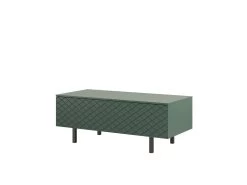 Table Basse 2 Portes PALOMA Pieds Noirs