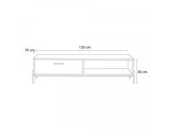 Table Basse 2 Tiroirs BAZILE Bois Massif D'acacia 13 Table Basse 2 Tiroirs BAZILE Bois Massif D'acacia -Velvet Magasin table basse 2 tiroirs bazile bois massif d acacia 5
