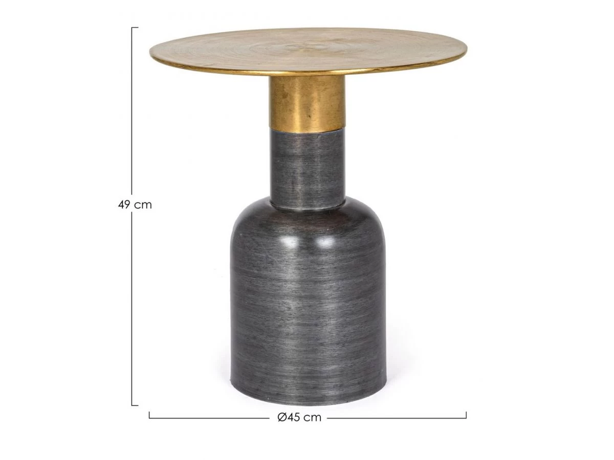 Table Basse JOSHUA Acier Doré 6 Table Basse JOSHUA Acier Doré – Image 4