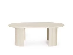Table Basse Ovale JULIE Bois Massif De Manguier -Velvet Magasin table basse ovale julie bois massif de manguier 5