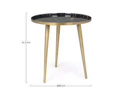 Table Basse Ronde BAUMEL Email -Velvet Magasin table basse ronde baumel email 2