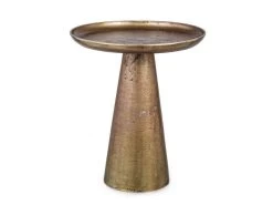 Table Basse Ronde FRANÇOIS Dorée