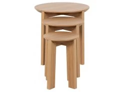 Tables Basses Gigognes DUCHAMP Placage Chêne Massif -Velvet Magasin tables basses gigognes duchamp placage chene massif 3