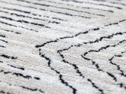 Tapis Poils Ras BAHA Motif Berbère -Velvet Magasin tapis poils ras baha motif berbere 2