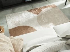 Tapis Poils Ras CALIXTE Motif Abstrait 13 Tapis Poils Ras CALIXTE Motif Abstrait -Velvet Magasin tapis poils ras calixte motif abstrait 5