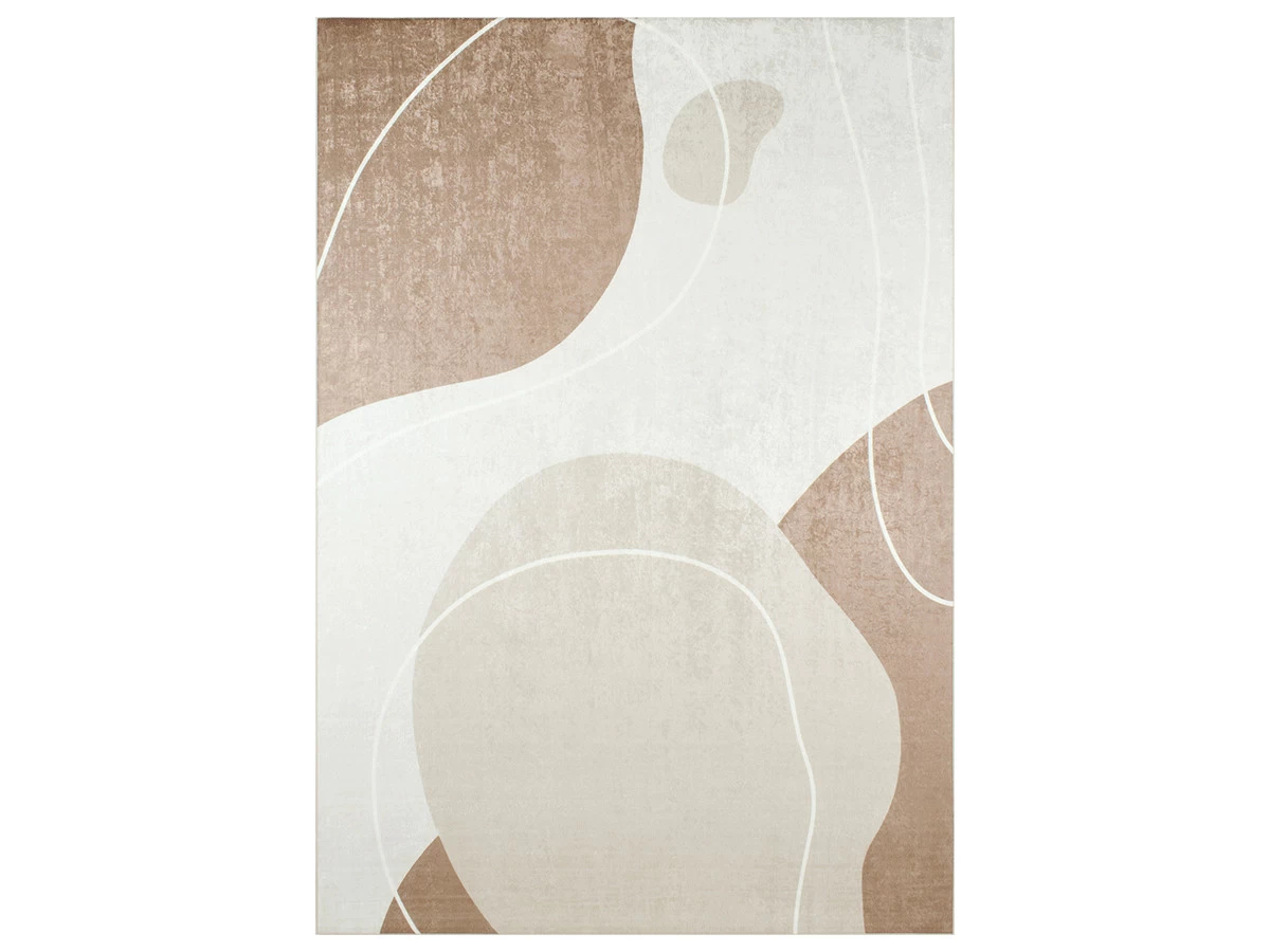 Tapis Poils Ras CALIXTE Motif Abstrait 3 Tapis Poils Ras CALIXTE Motif Abstrait