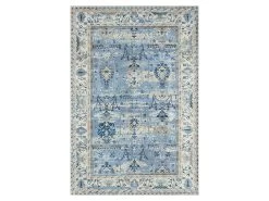 Tapis Poils Ras DANIA Motif Vintage