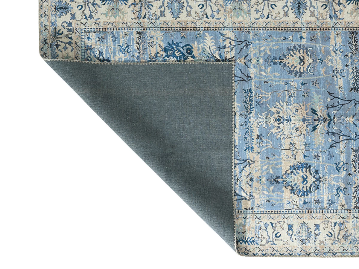 Tapis Poils Ras DANIA Motif Vintage 6 Tapis Poils Ras DANIA Motif Vintage – Image 4