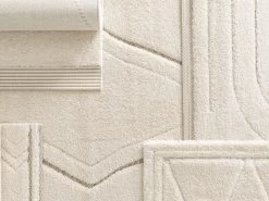 Tapis Poils Ras ESTELLE Motif Graphique -Velvet Magasin tapis poils ras estelle motif graphique 4