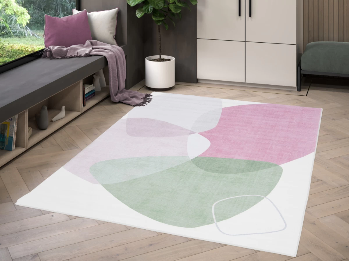 Tapis Poils Ras LILIANE Motif Abstrait 11 Tapis Poils Ras LILIANE Motif Abstrait – Image 9