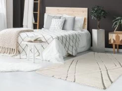 Tapis Poils Ras LUDO Motif Graphique -Velvet Magasin tapis poils ras ludo motif graphique 2