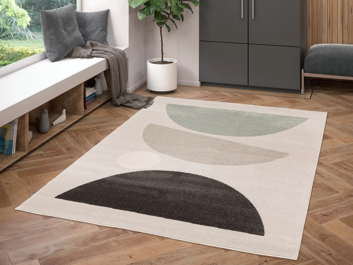 Tapis Poils Ras MARTINE Motif Abstrait 6 Tapis Poils Ras MARTINE Motif Abstrait – Image 4