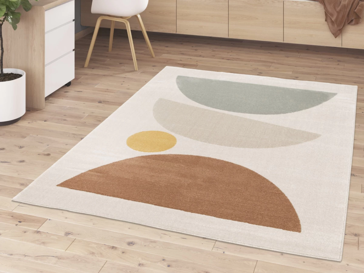 Tapis Poils Ras MARTINE Motif Abstrait 11 Tapis Poils Ras MARTINE Motif Abstrait – Image 9