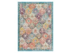 Tapis Poils Ras MIRA Motif Vintage