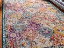 Tapis Poils Ras MIRA Motif Vintage -Velvet Magasin tapis poils ras mira motif vintage 6