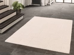 Tapis Poils Ras VALERIE Motif Abstrait -Velvet Magasin tapis poils ras valerie motif abstrait 3