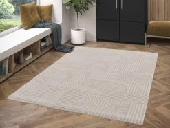 Tapis Poils Ras VALERIE Motif Abstrait -Velvet Magasin tapis poils ras valerie motif abstrait 8