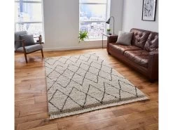 Tapis Shaggy BERBA Motif Berbère -Velvet Magasin tapis shaggy berba motif berbere 8