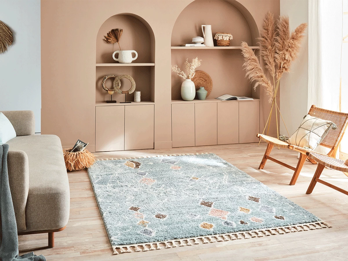 Tapis Shaggy DELSY Motif Berbère 4 Tapis Shaggy DELSY Motif Berbère – Image 2