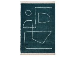 Tapis Shaggy ELEA Motif Graphique